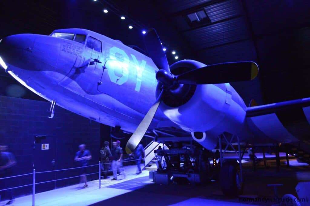 Inside the D-Day Experience Museum.