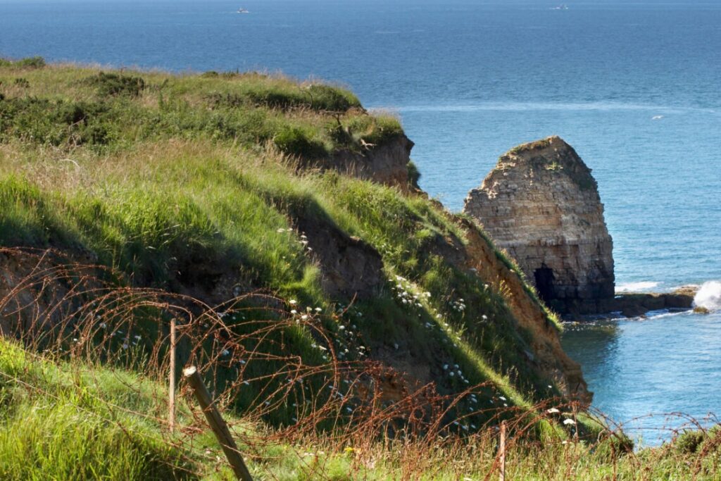 Pointe du Hoc as it stands today.